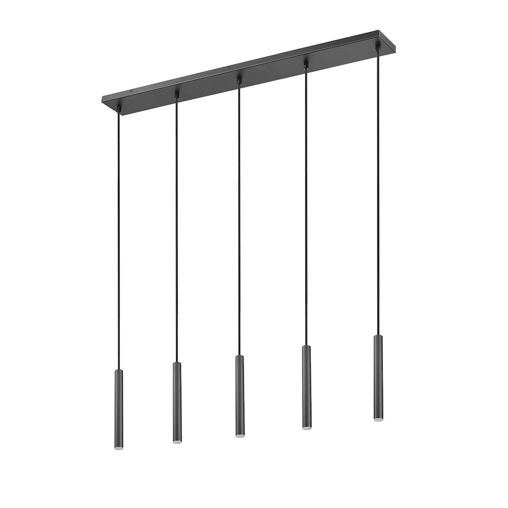 Z-Lite 5 Light Linear Chandelier. Picture 5