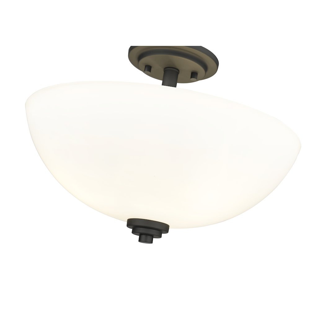 Z-Lite 3 Light Semi Flush Mount. Picture 4