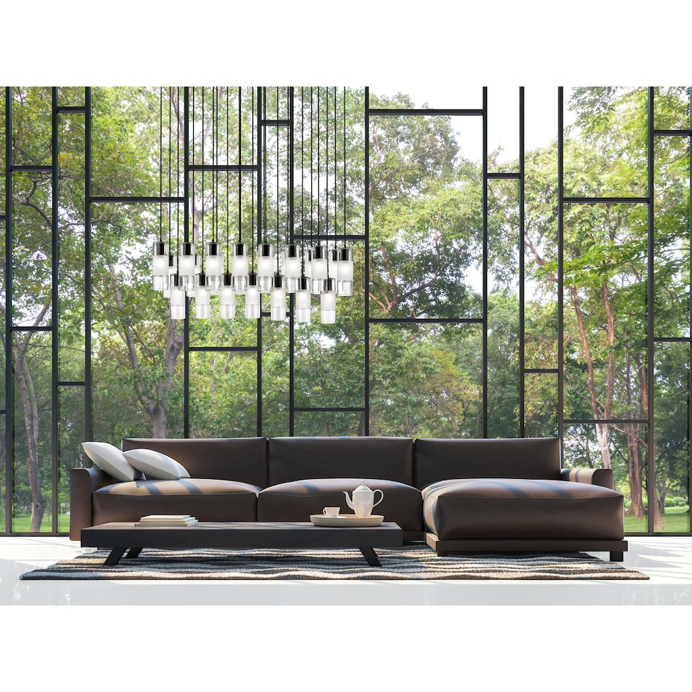 Z-Lite 23 Light Linear Chandelier. Picture 6