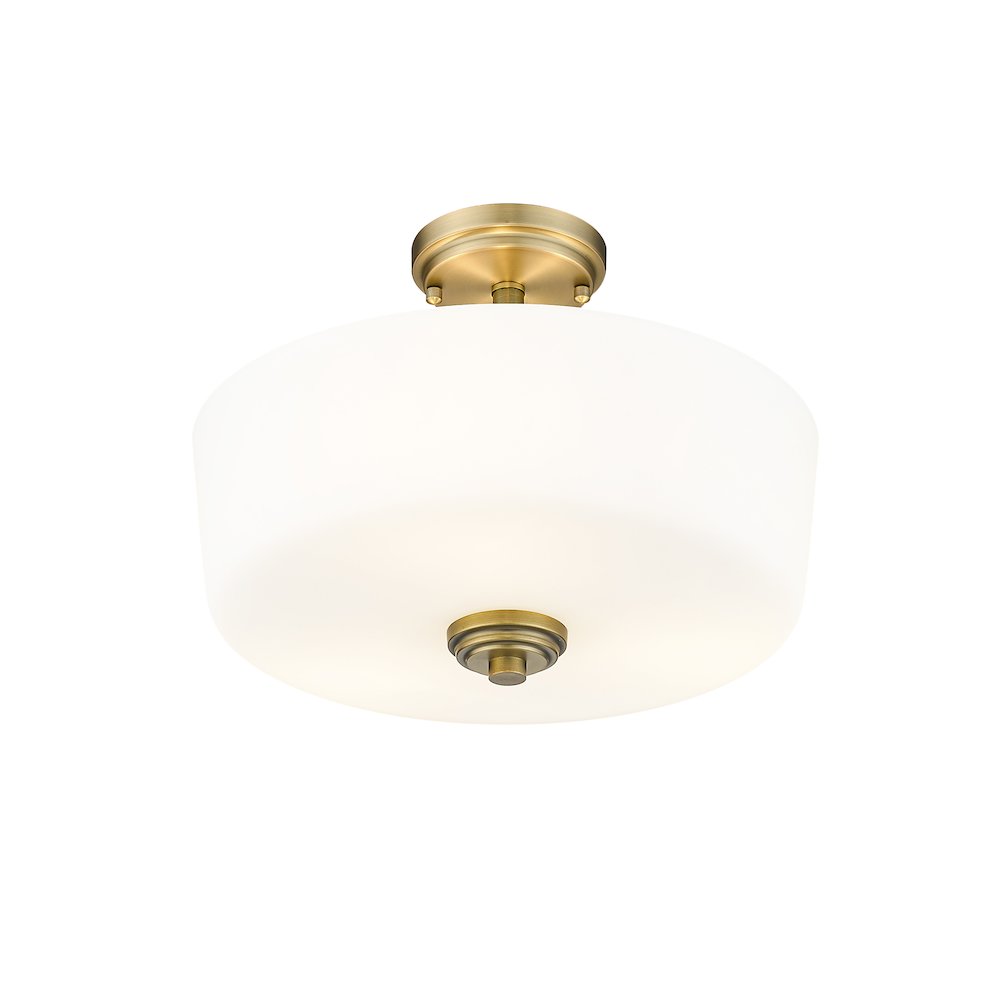 Z-Lite 3 Light Semi Flush Mount. Picture 3