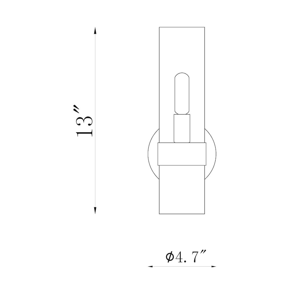 Z-Lite 1 Light Wall Sconce. Picture 8