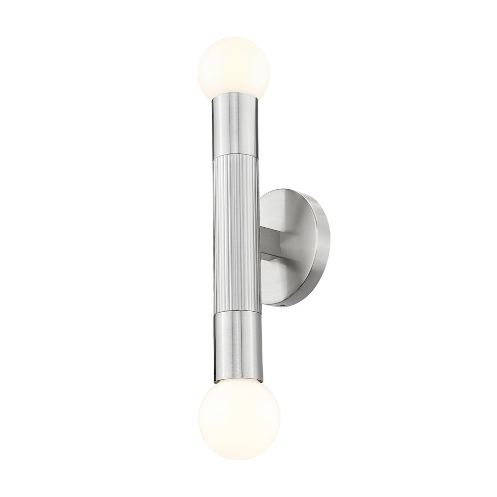 Z-Lite Stari 2 Light Wall Sconce in Brushed Nickel color, Steel frame. Picture 3