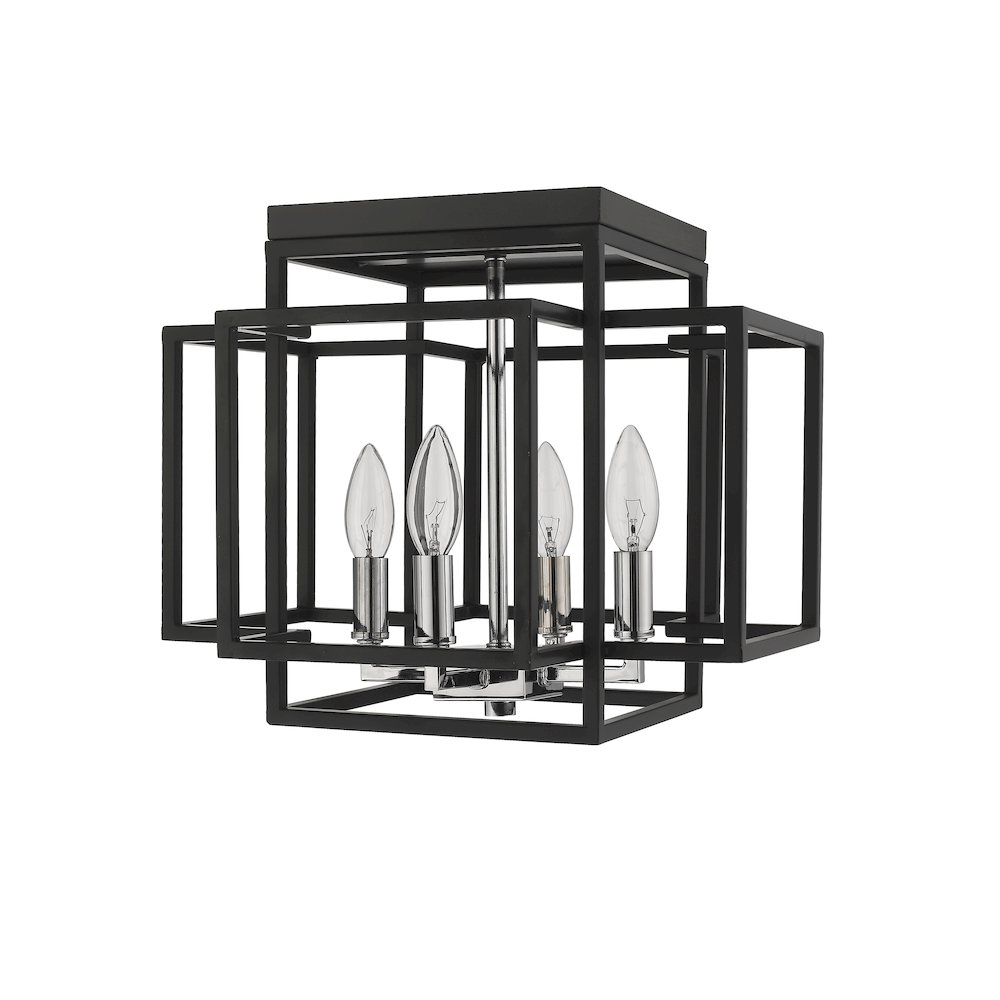 Z-Lite 4 Light Flush Mount. Picture 5