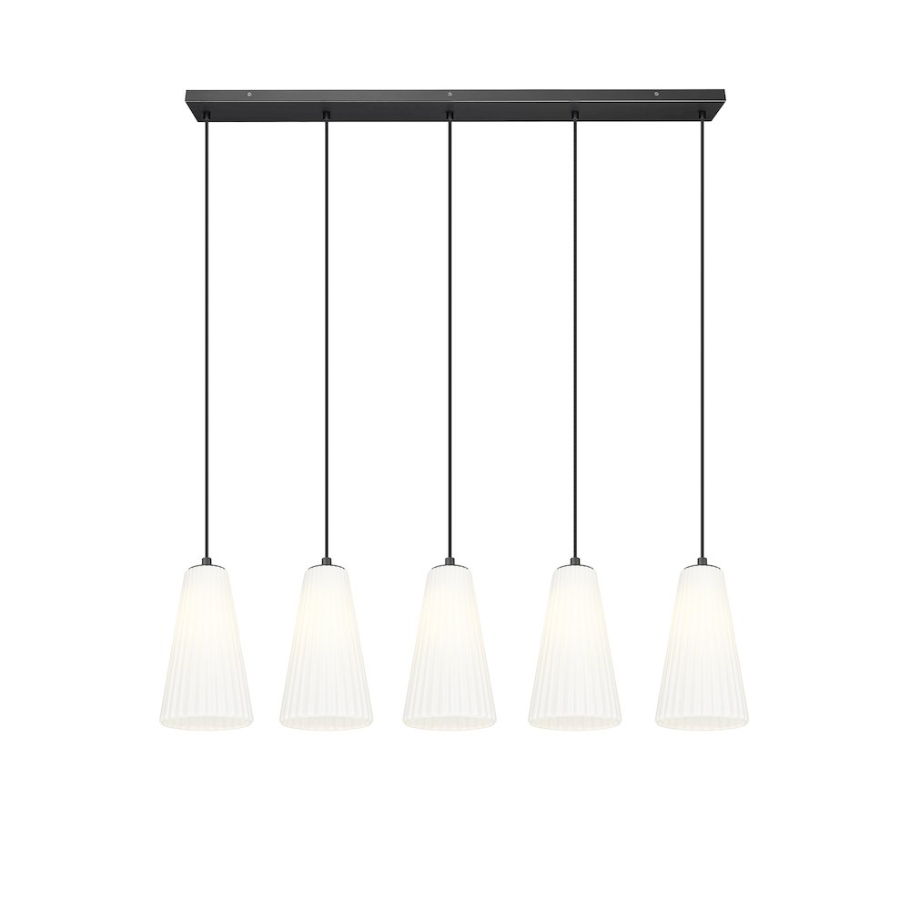 Z-Lite 5 Light Linear Chandelier. Picture 2