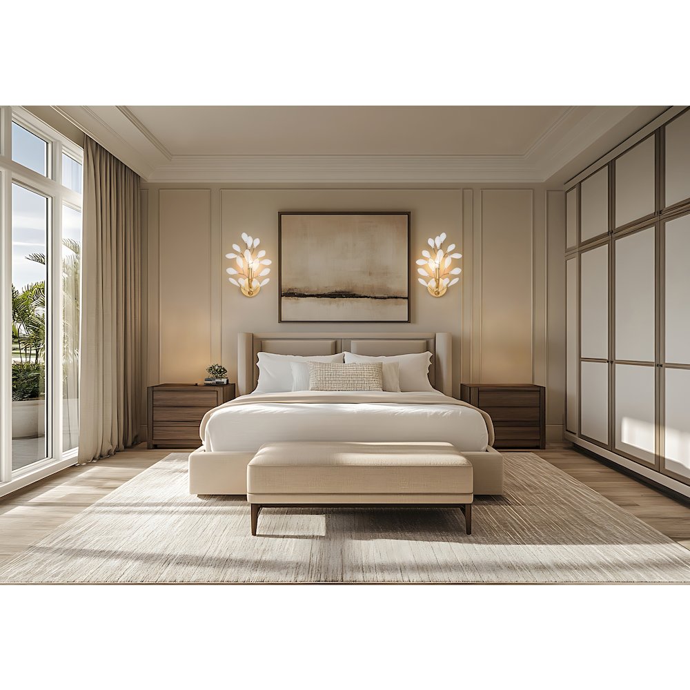Z-Lite 1 Light Wall Sconce, Modern Gold. Picture 5