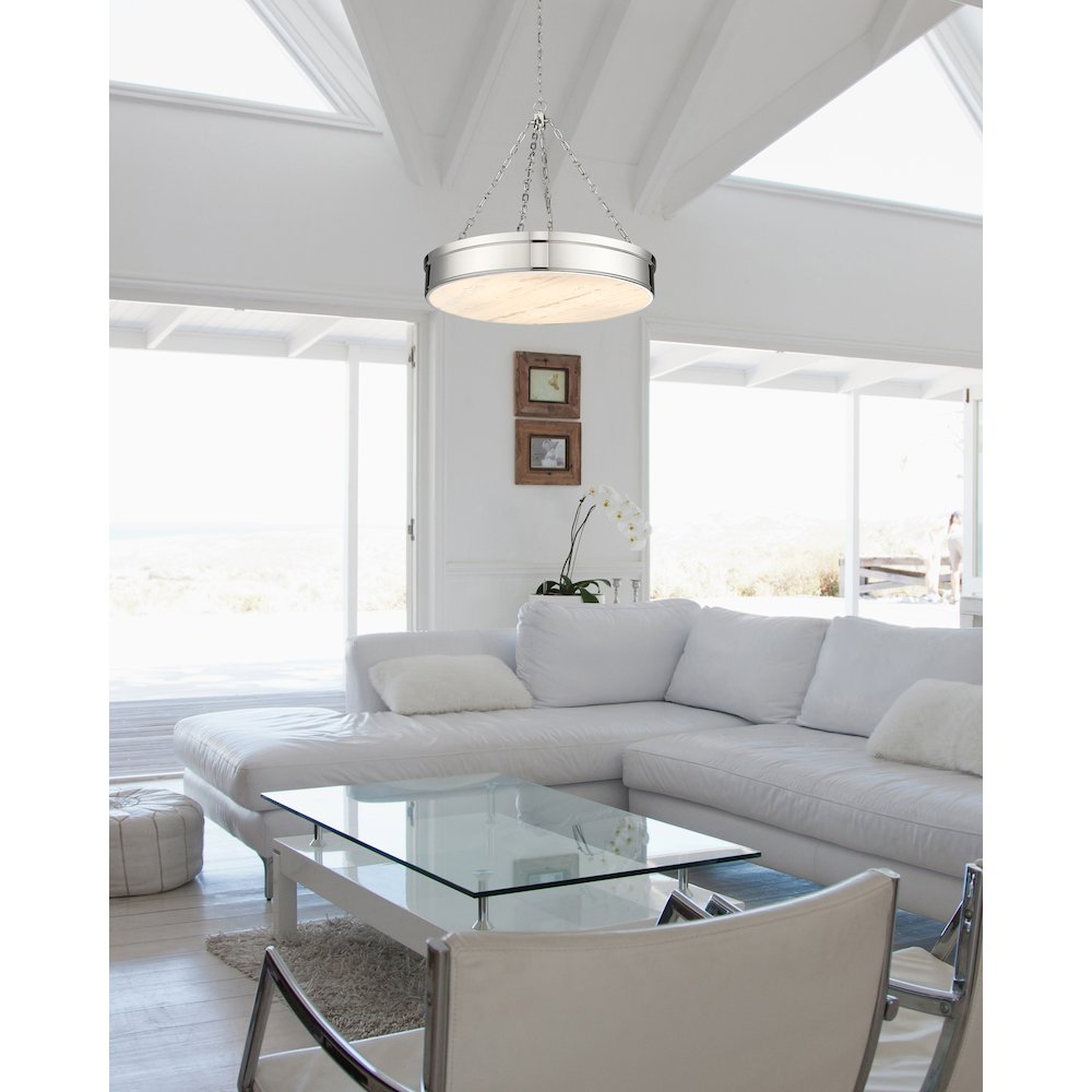 Z-Lite 3 Light Chandelier. Picture 6