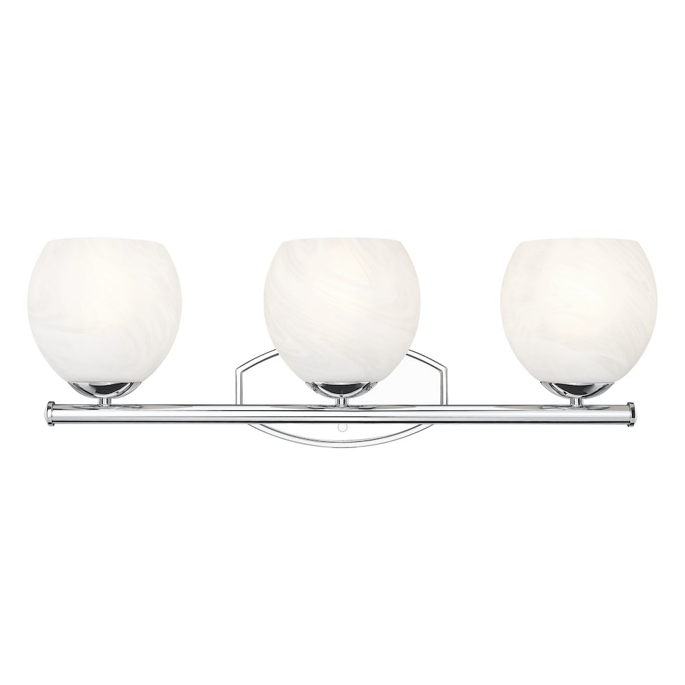 Z-Lite 3 Light Vanity, Chrome. Picture 2