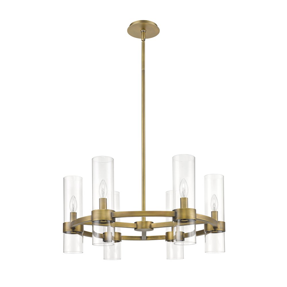 Z-Lite 6 Light Chandelier. Picture 5