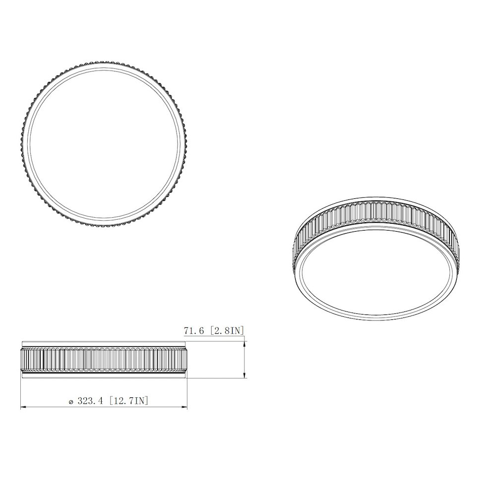 Z-Lite 1 Light Flush Mount. Picture 8