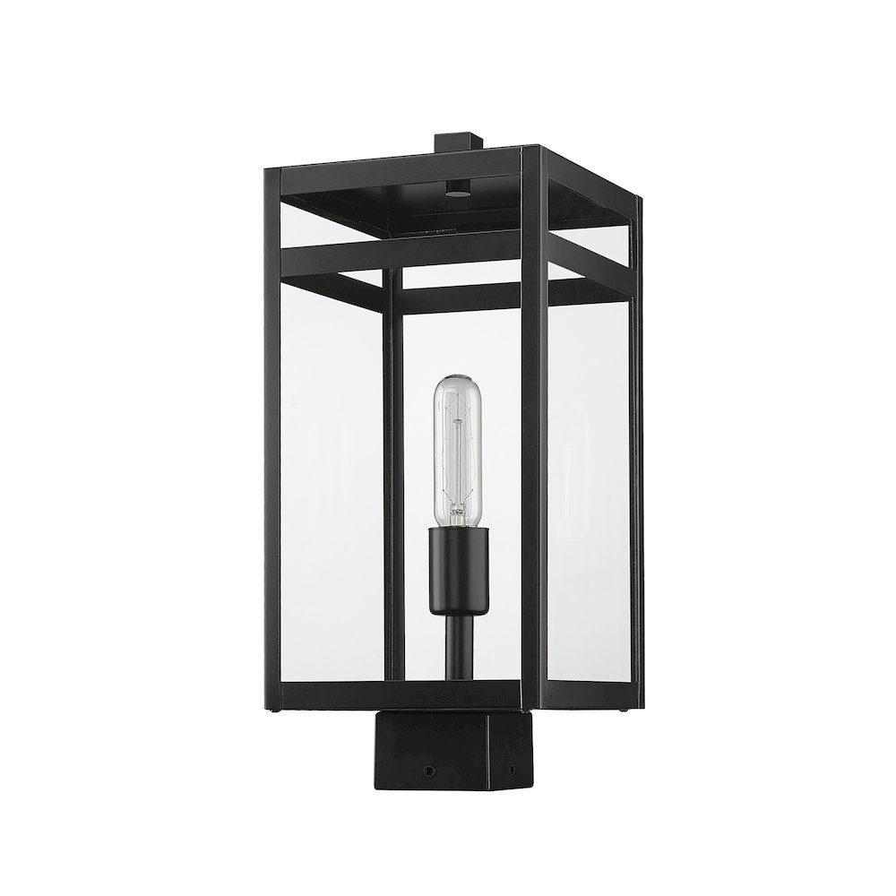 Z-Lite 1 Light Outdoor Post Mount Fixture. Picture 5