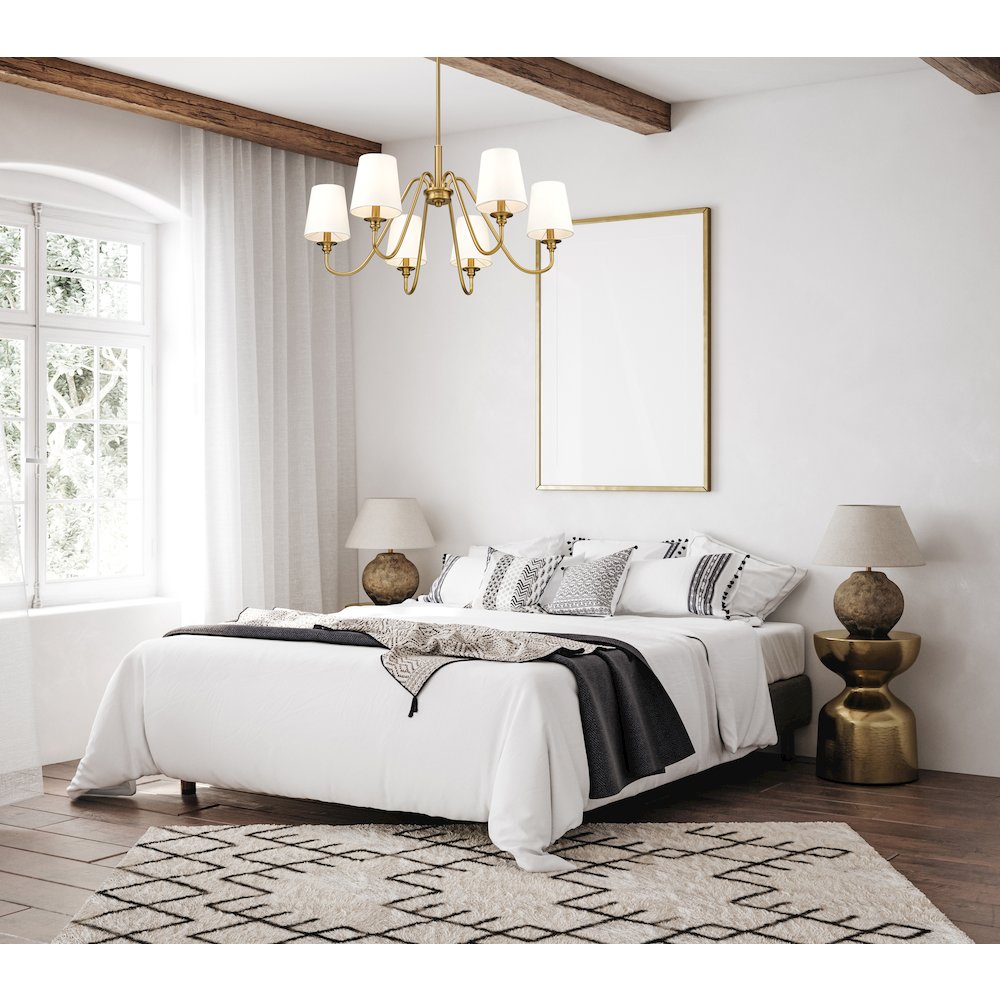 Z-Lite 6 Light Chandelier. Picture 6
