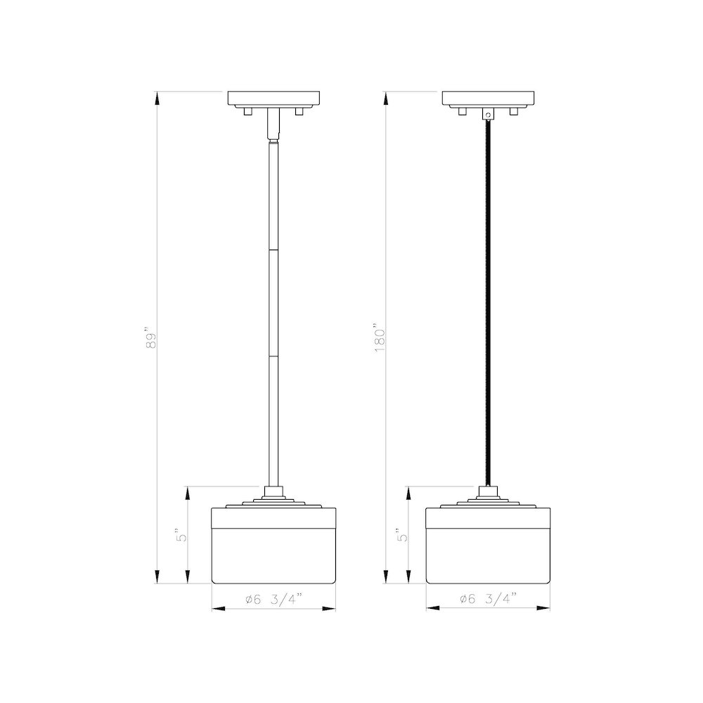 Z-Lite 1 Light Pendant, Modern Gold. Picture 8