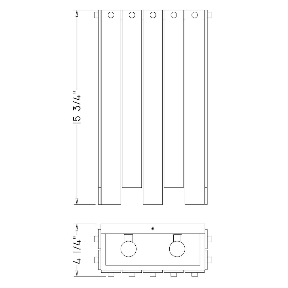 Z-Lite 4 Light Wall Sconce. Picture 8