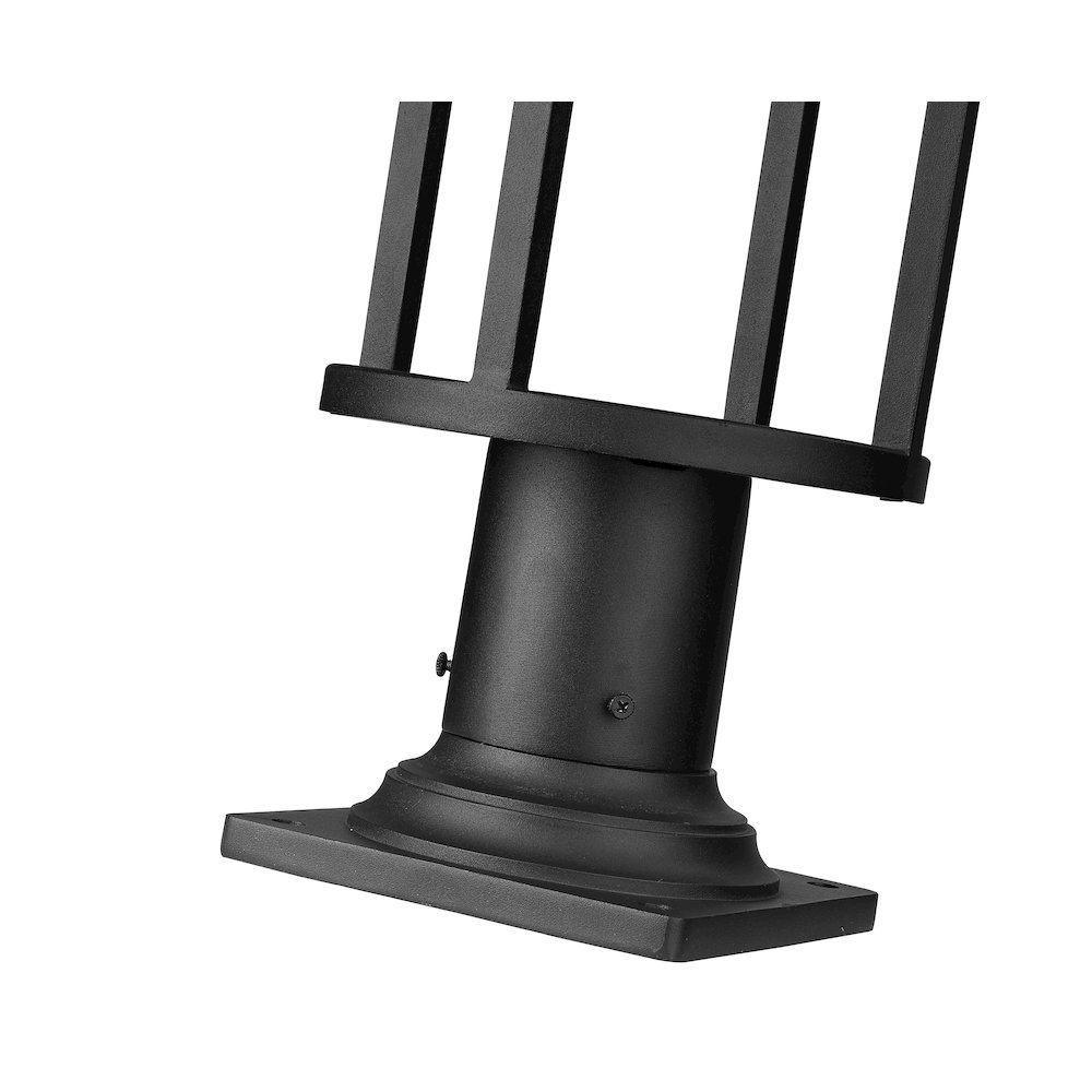 Z-Lite 1 Light Outdoor Pier Mounted Fixture. Picture 4