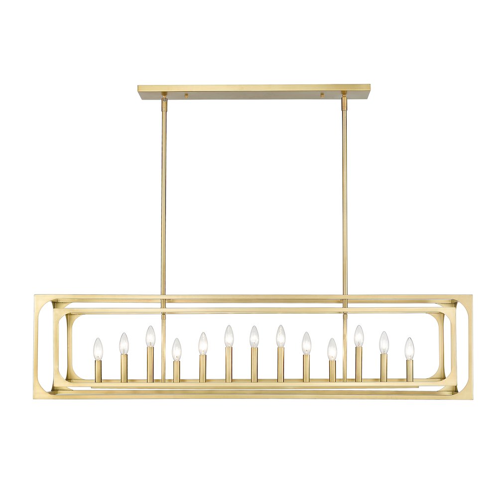 Z-Lite 13 Light Linear Chandelier. Picture 2