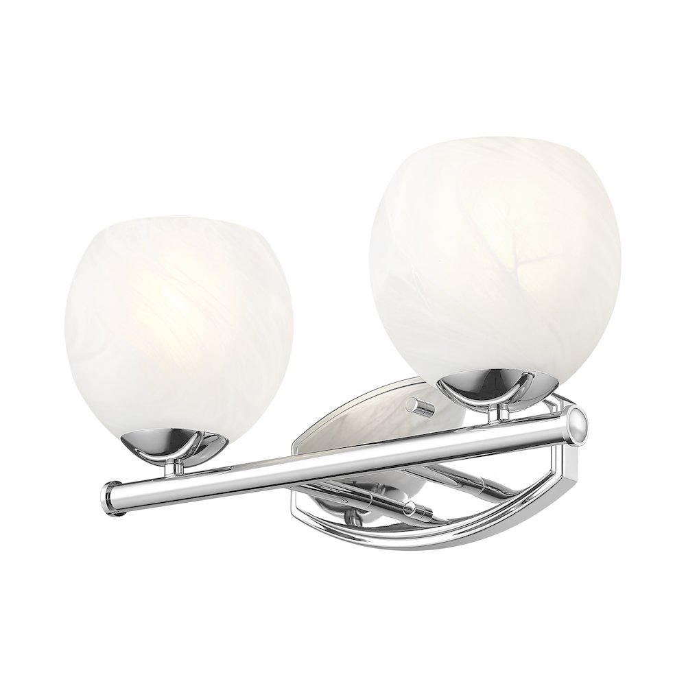 Z-Lite 2 Light Vanity, Chrome. Picture 3