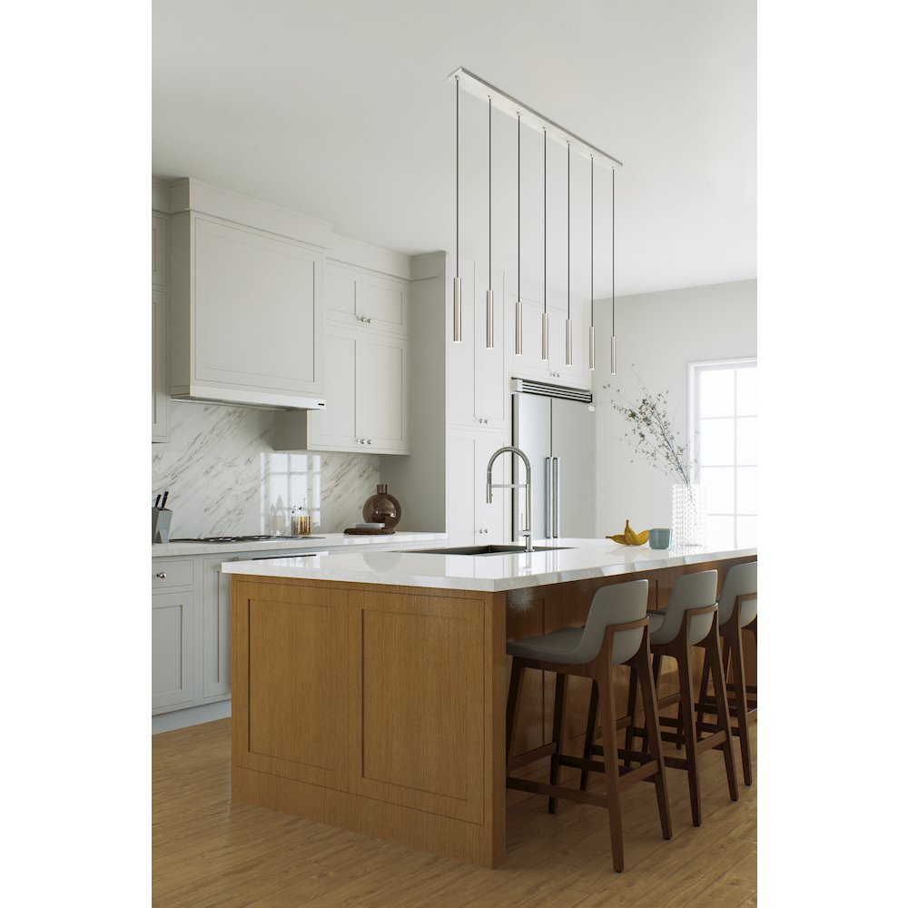 Z-Lite 7 Light Linear Chandelier. Picture 6