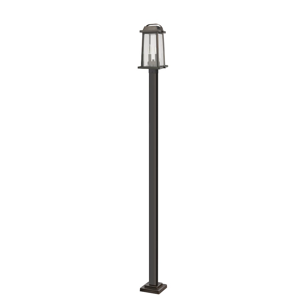 Z-Lite 2 Light Outdoor Post Mounted Fixture. Picture 2