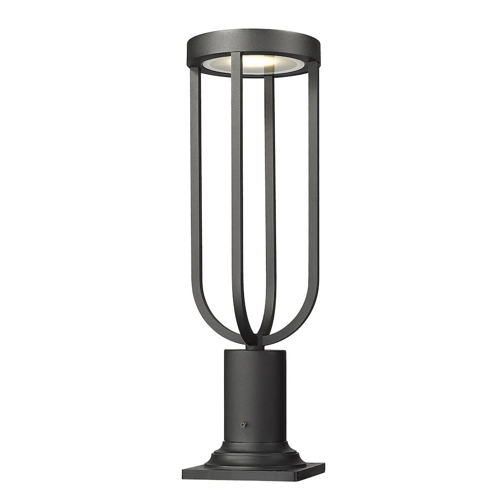 Z-Lite 1 Light Outdoor Pier Mounted Fixture. Picture 1