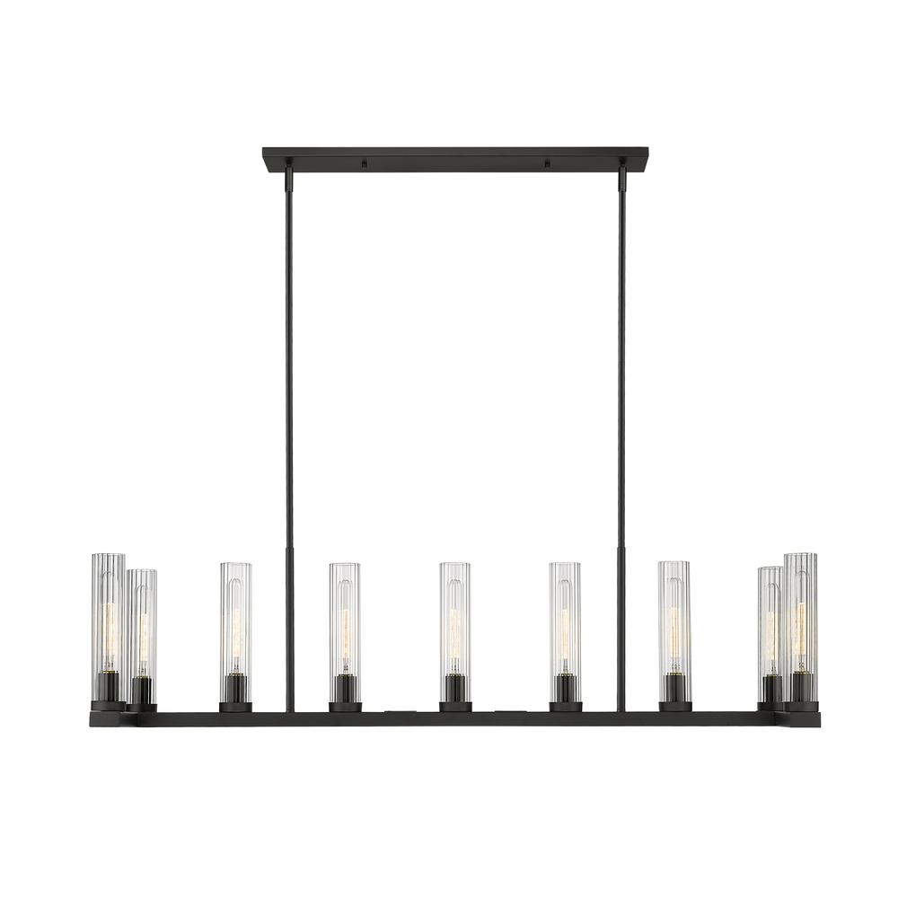 9 Light Linear Chandelier. Picture 2