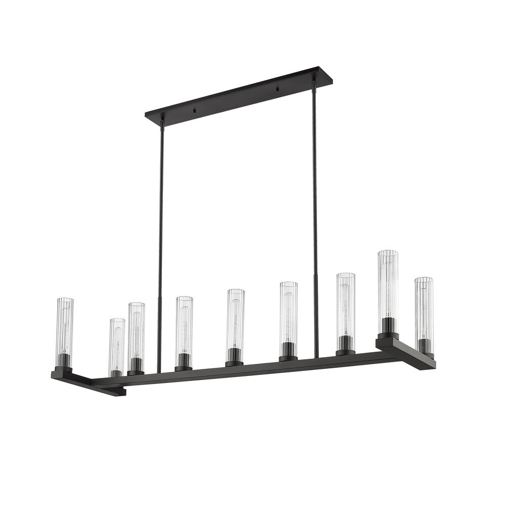 9 Light Linear Chandelier. Picture 5