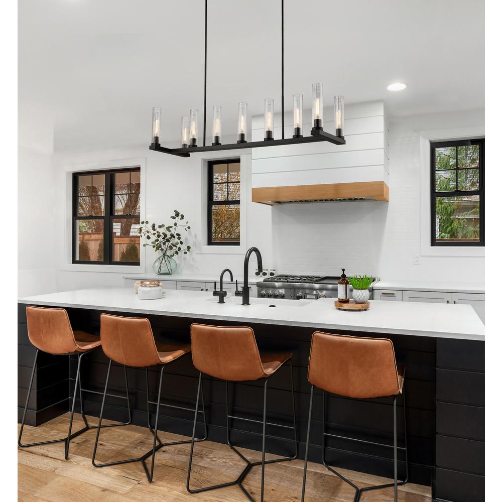 9 Light Linear Chandelier. Picture 8