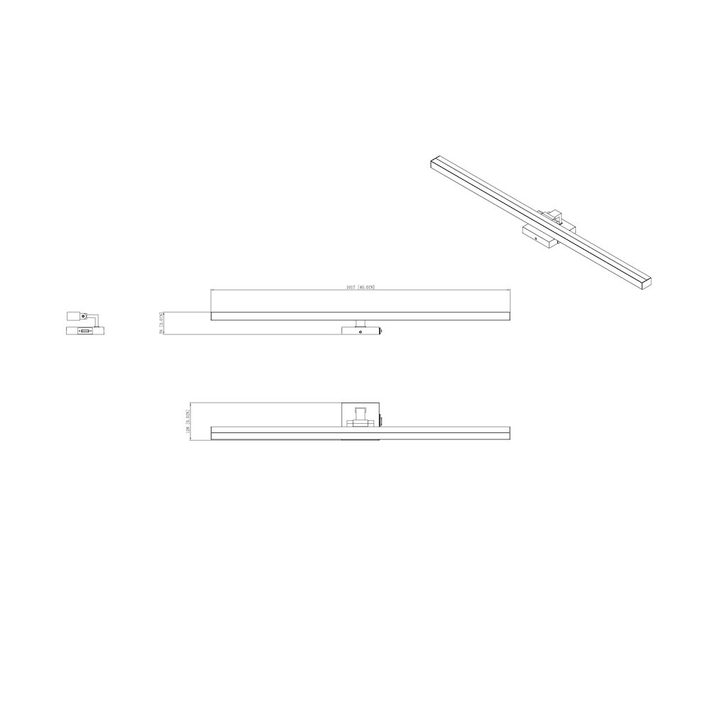Z-Lite 1 Light Vanity. Picture 8