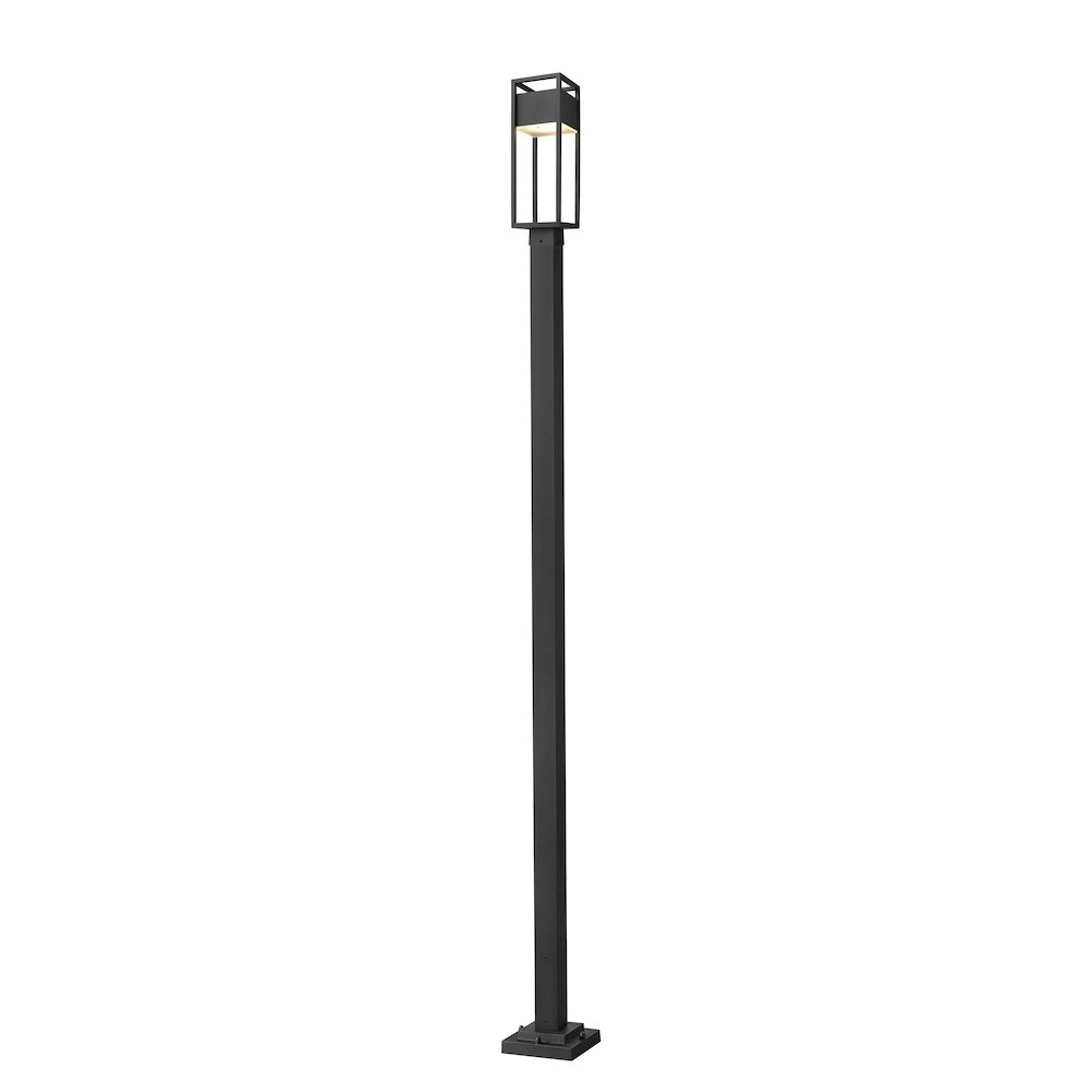 Z-Lite 1 Light Outdoor Post Mounted Fixture. Picture 1
