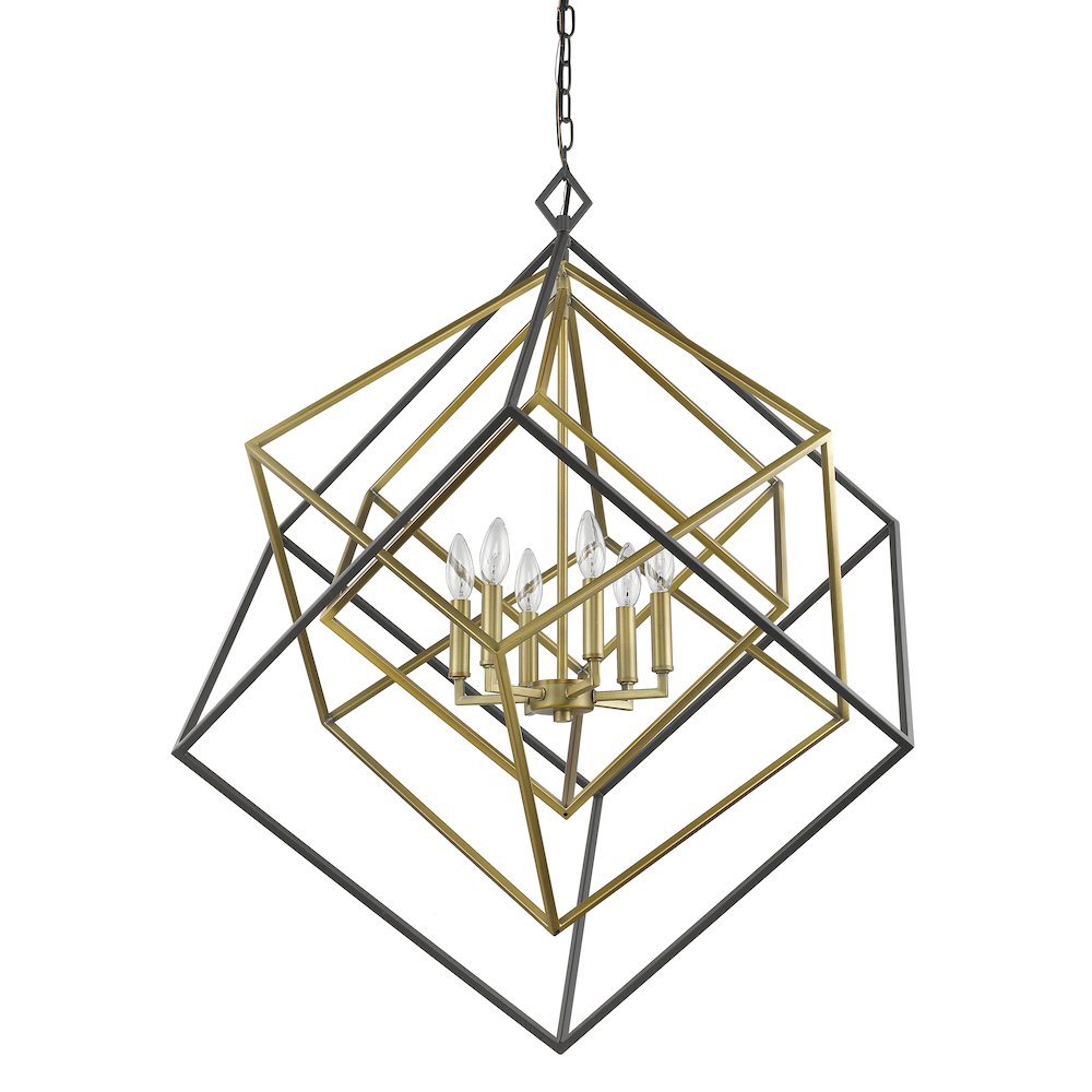 Z-Lite 6 Light Chandelier. Picture 5