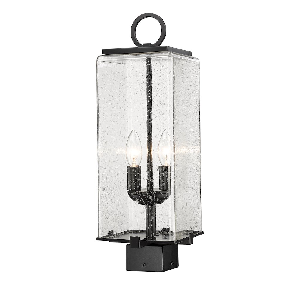 Z-Lite 2 Light Outdoor Post Mount Fixture. Picture 1