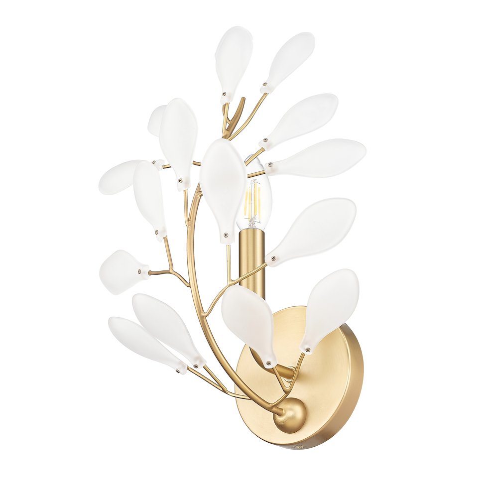 Z-Lite 1 Light Wall Sconce, Modern Gold. Picture 7