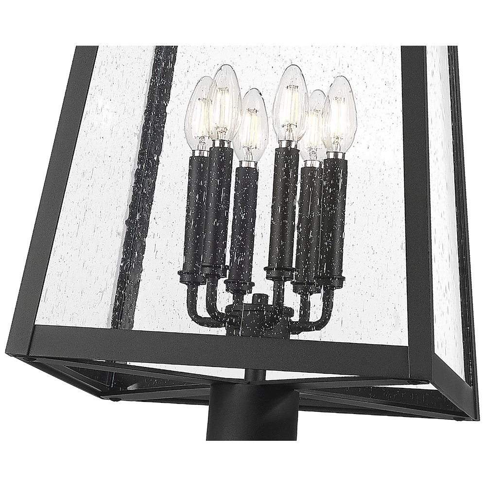 Z-Lite 6 Light Outdoor Post Mounted Fixture. Picture 4