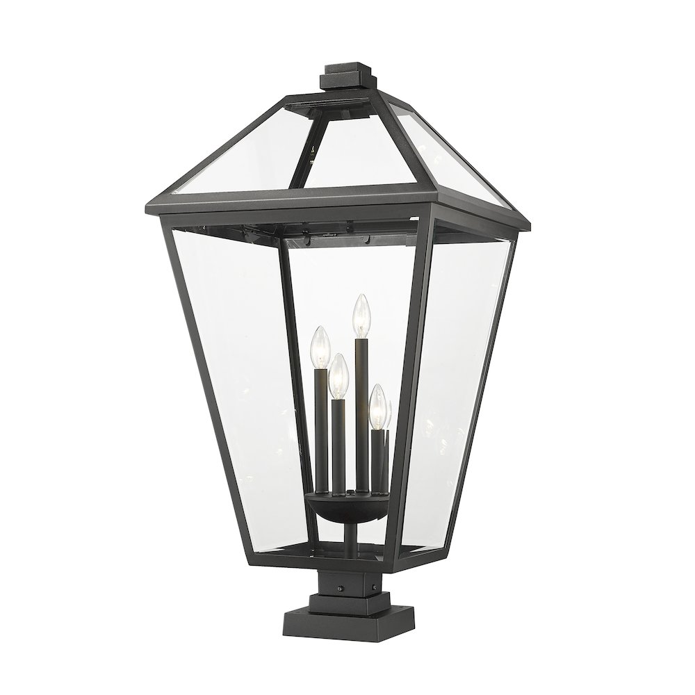 Z-Lite 4 Light Outdoor Pier Mounted Fixture. Picture 1