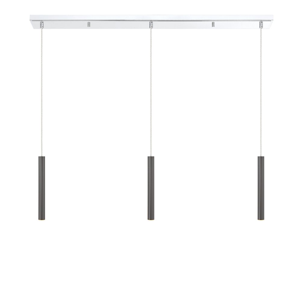 Z-Lite 3 Light Linear Chandelier. Picture 4