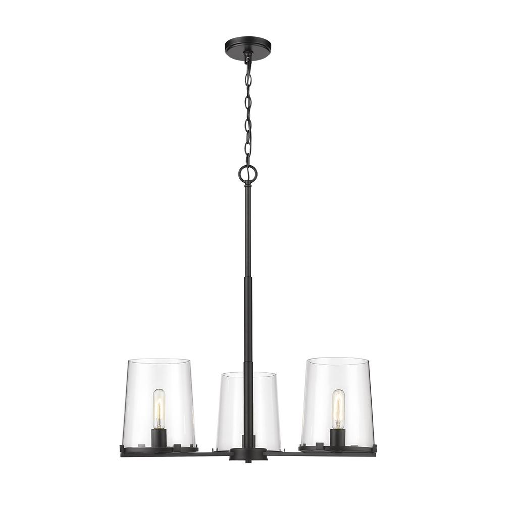 3 Light Chandelier. Picture 2