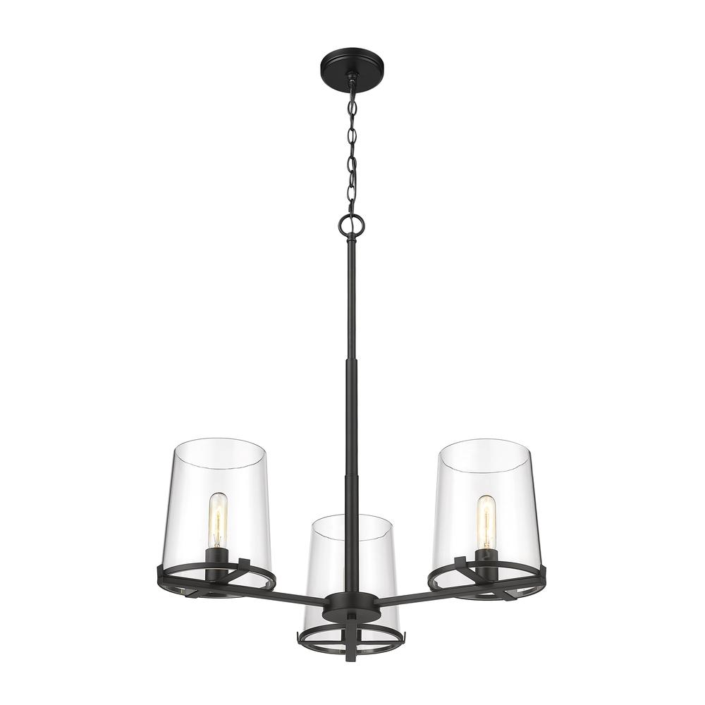 3 Light Chandelier. Picture 3