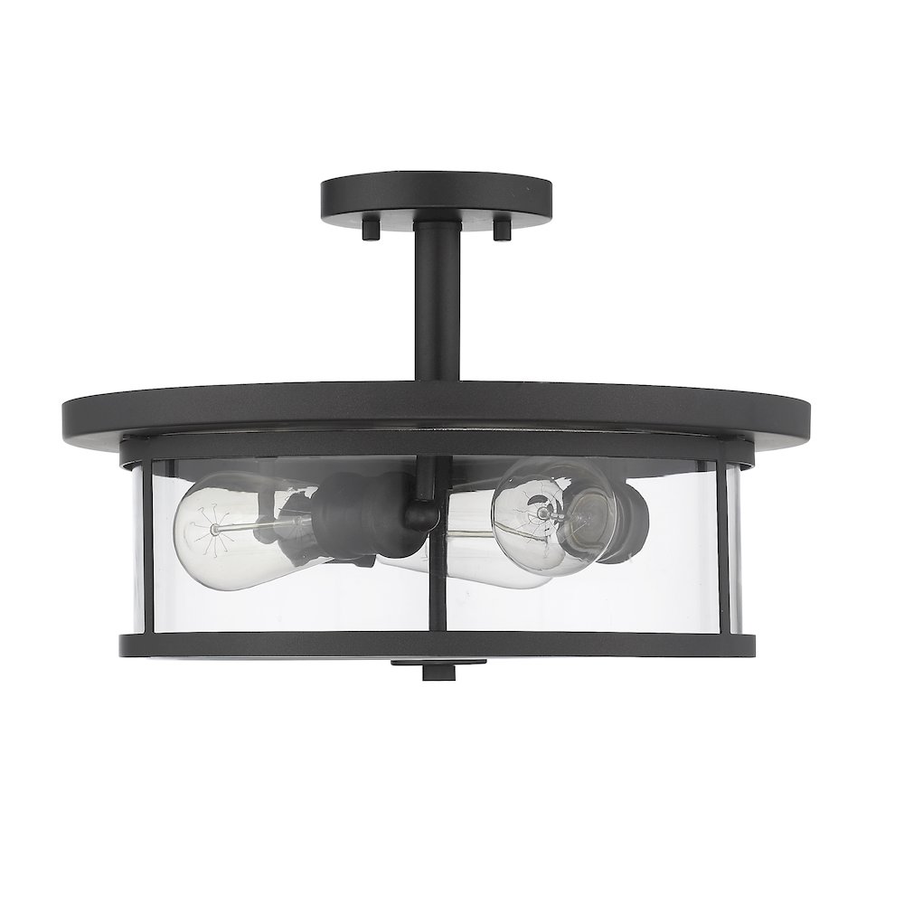 Z-Lite 3 Light Semi Flush Mount. Picture 5