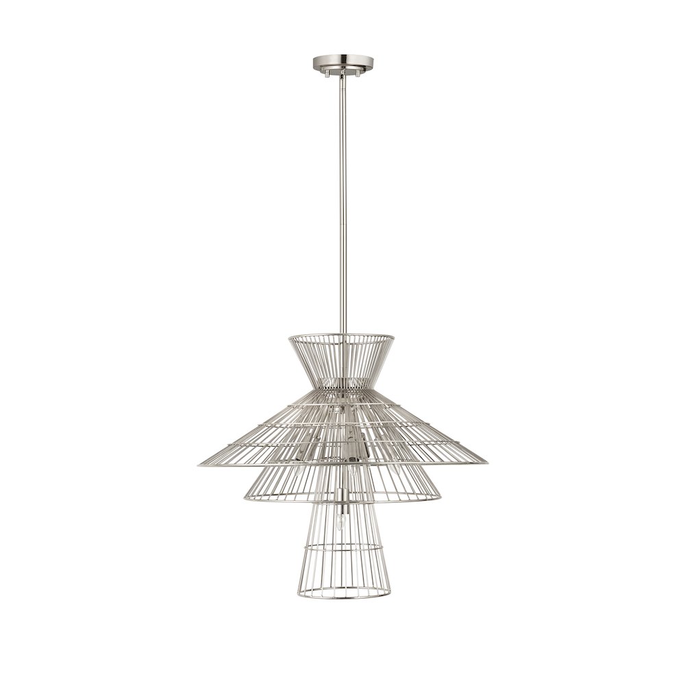 Z-Lite 6 Light Chandelier. Picture 5