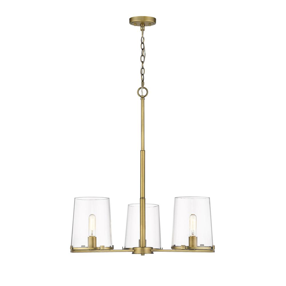 3 Light Chandelier. Picture 2