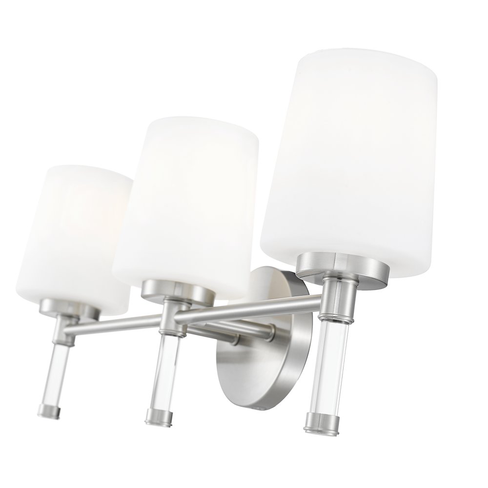 Z-Lite 3 Light Vanity, Brushed Nickel. Picture 4
