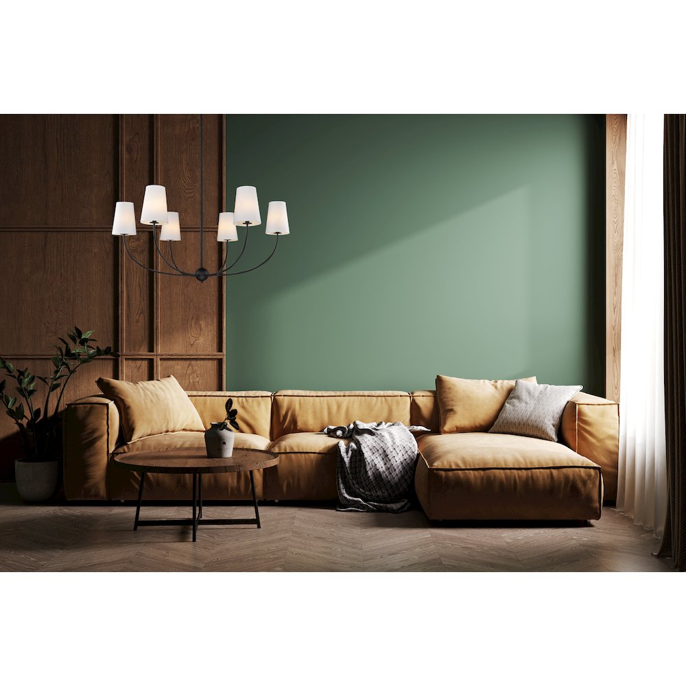 Z-Lite 6 Light Chandelier. Picture 6