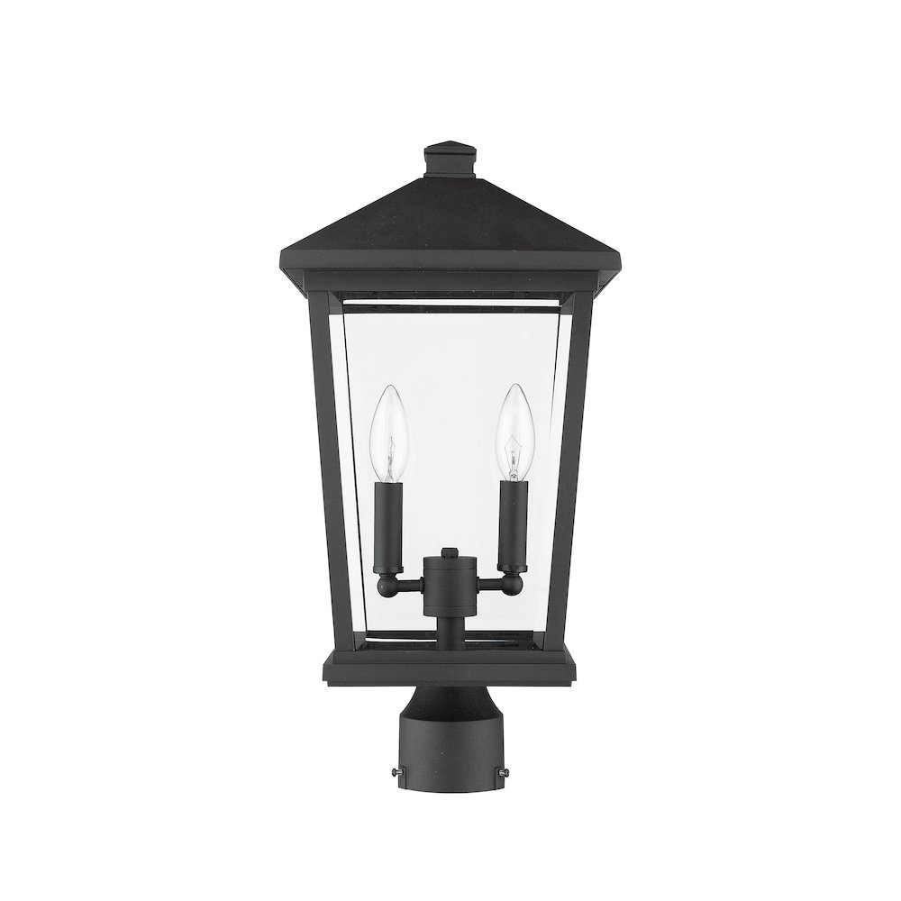 Z-Lite 2 Light Outdoor Post Mount Fixture. Picture 5