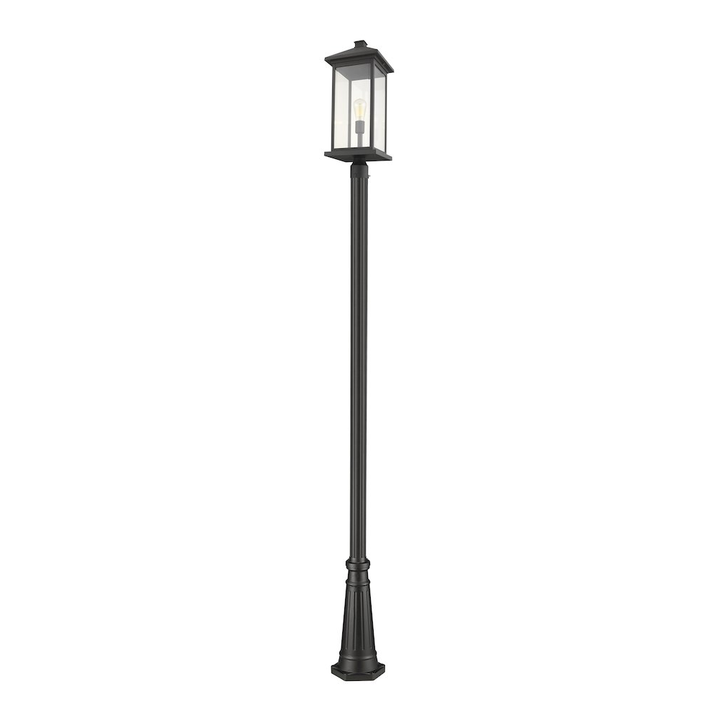 Z-Lite 1 Light Outdoor Post Mounted Fixture. Picture 1