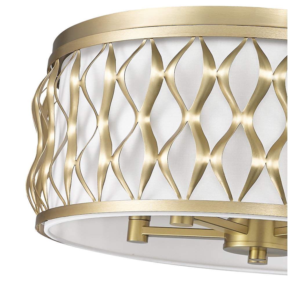 Z-Lite 5 Light Flush mount. Picture 4