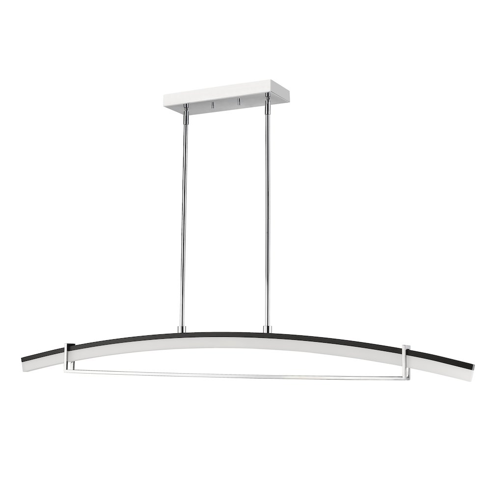 Z-Lite 1 Light Linear Chandelier. Picture 5