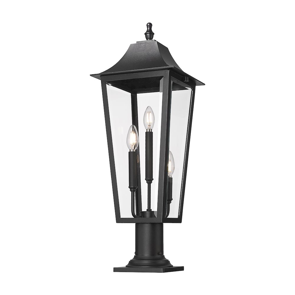 Z-Lite 3 Light Outdoor Pier Mounted Fixture. Picture 2