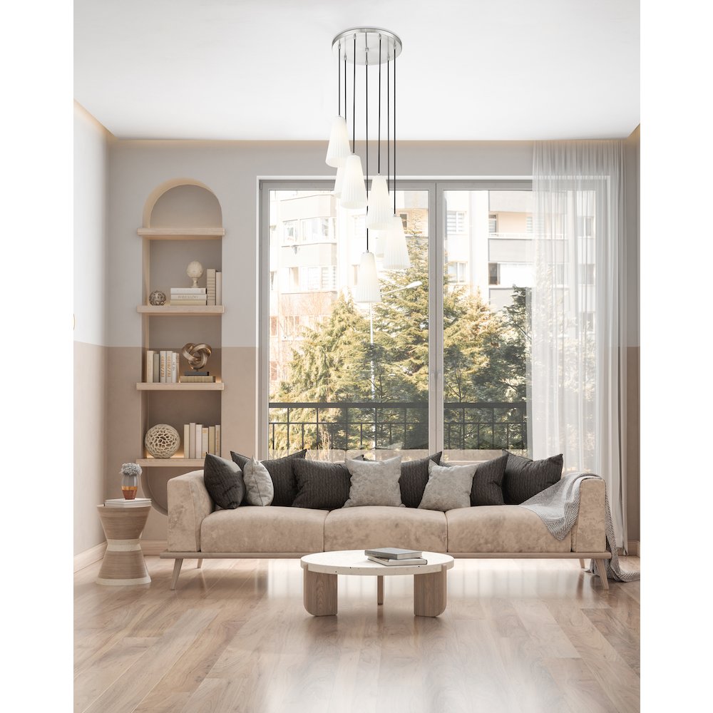 Z-Lite 7 Light Chandelier. Picture 7