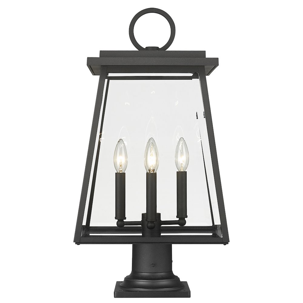 Z-Lite 4 Light Outdoor Pier Mounted Fixture. Picture 2
