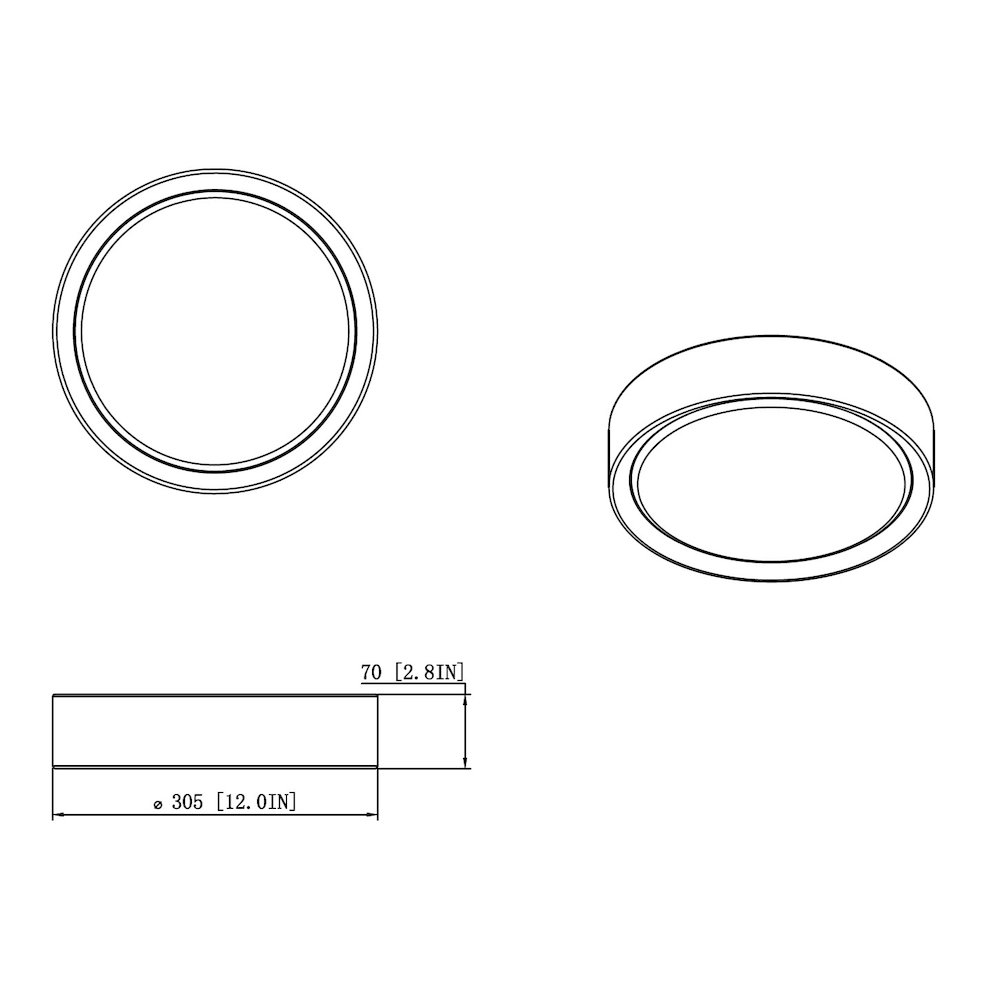 Z-Lite 1 Light Flush Mount. Picture 8