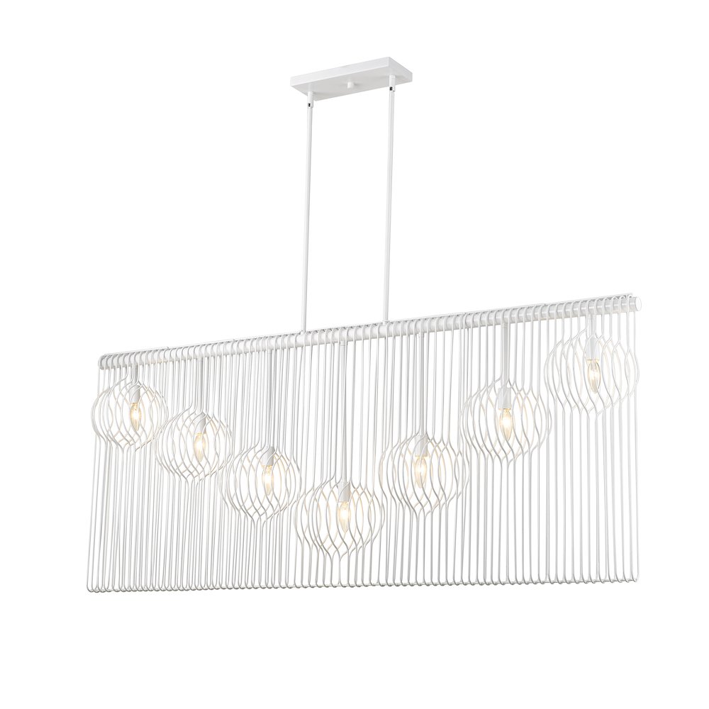 Z-Lite 7 Light Linear Chandelier. Picture 1
